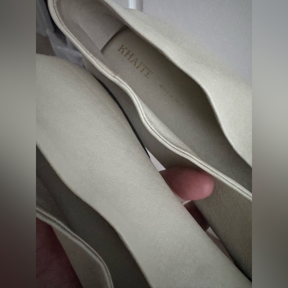NWT/ NIB Khaite Marcy Ballet Flats- Off-White - size 38.5- US 8 - Picture 6 of 7